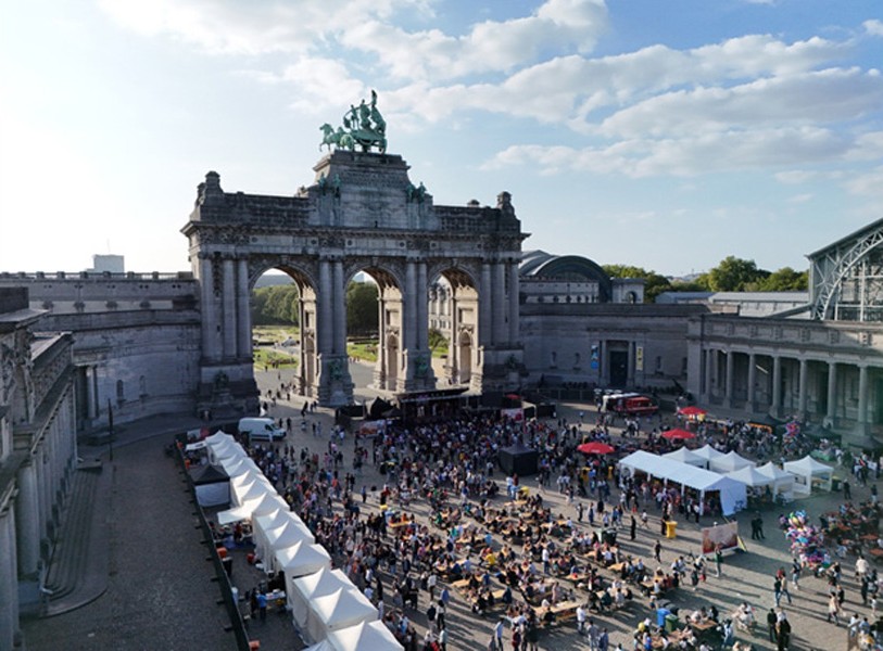 Ambassador Pranay Verma at the 10th Indian Food Festival, Parc du Cinquantenaire
